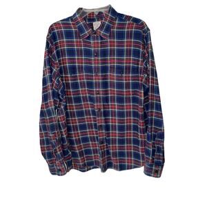 J Crew flannel shirt Sz Large EUC